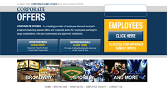 Desktop Screenshot of corporateoffers.com